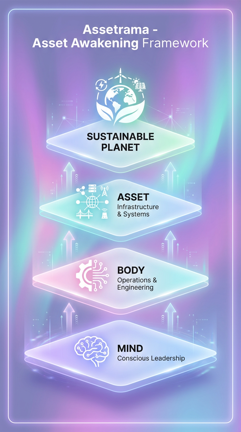 Assetrama Asset Awakening Framework — Mind, Body, Asset, Sustainable Planet